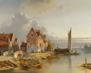 Belgische Flusslandschaft, 1858